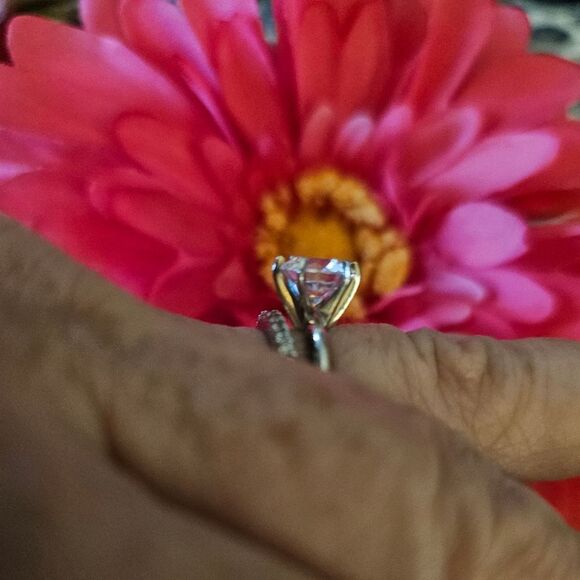 1.2 CT CZ WEDDING SET - Picture 4 of 4